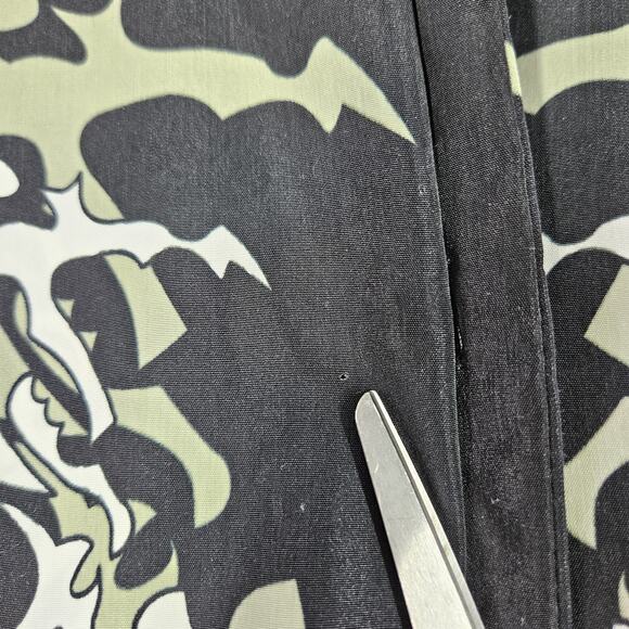 Vintage No Boundaries Y2K Button Down Shirt Mens L Dragon Print Black Grunge - Picture 4 of 10